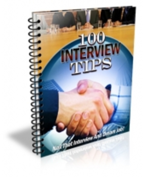 Product picture List of 100 Interview Tips